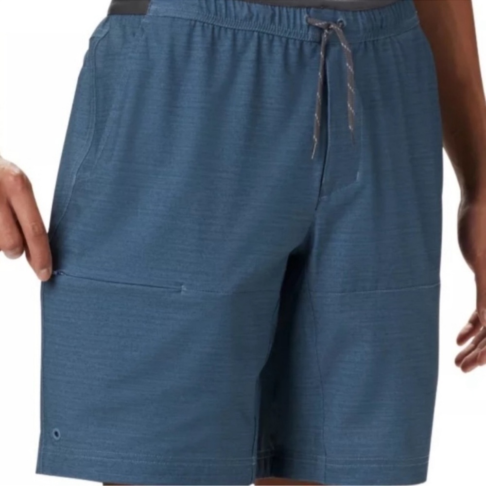 Columbia Omni shield Twisted Creek Mens Dark Blue shorts Large - Picture 3 of 15